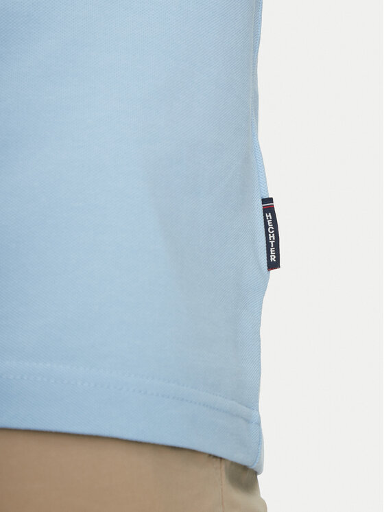 Hechter Paris Hechter Paris Polo majica Pique H-Eco 74004 151902 Svetlo modra Regular Fit