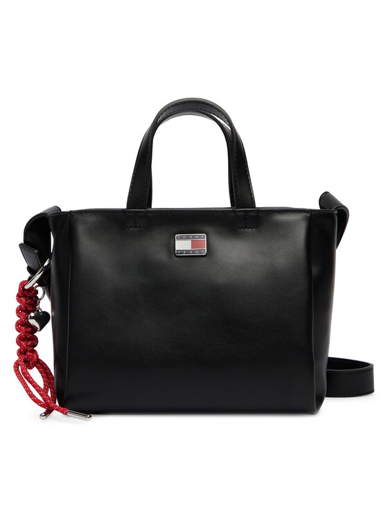 Tommy Jeans Tommy Jeans Τσάντα Tjw City Charm Mini Tote AW0AW18580 Μαύρο
