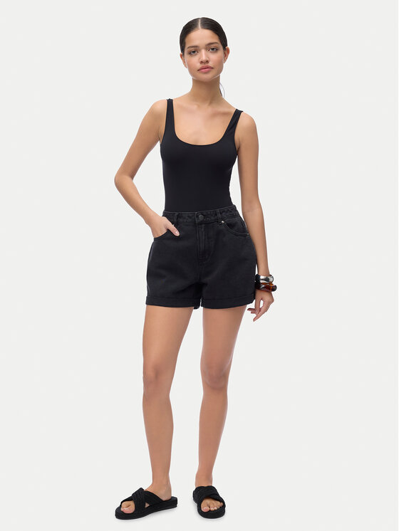 Vero Moda Vero Moda Jeans kratke hlače Zuri 10279493 Črna Regular Fit