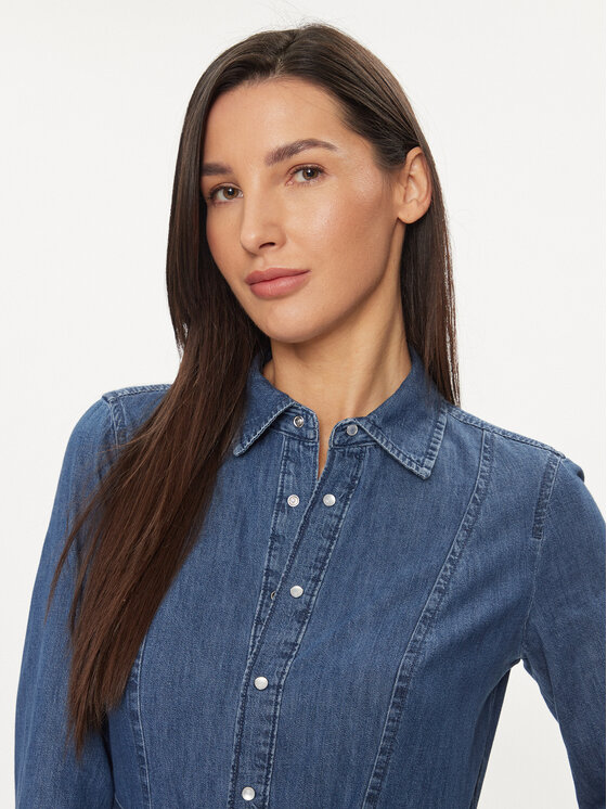 United Colors Of Benetton United Colors Of Benetton Sukienka jeansowa 4RZKDV07A Niebieski Regular Fit
