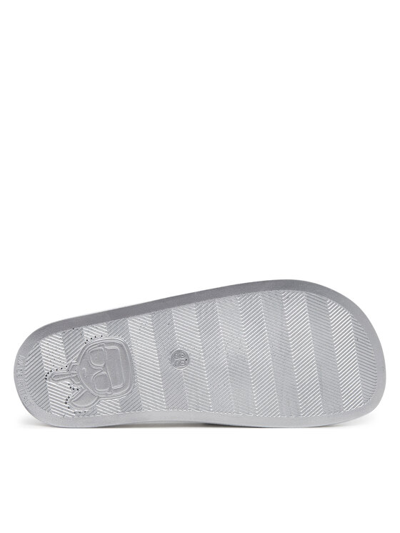 KARL LAGERFELD KARL LAGERFELD Šľapky Kondo 2.0 KL80908A Strieborná
