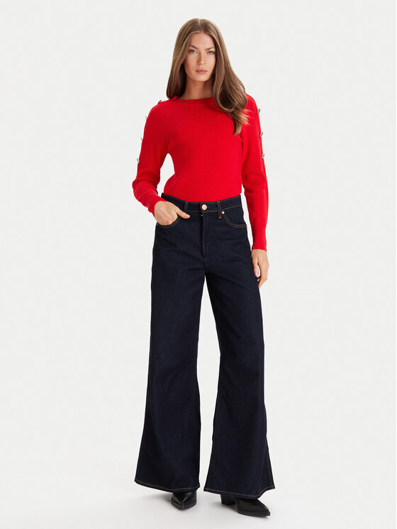 Morgan Morgan Maglione 252-MTECNA Rosso Regular Fit