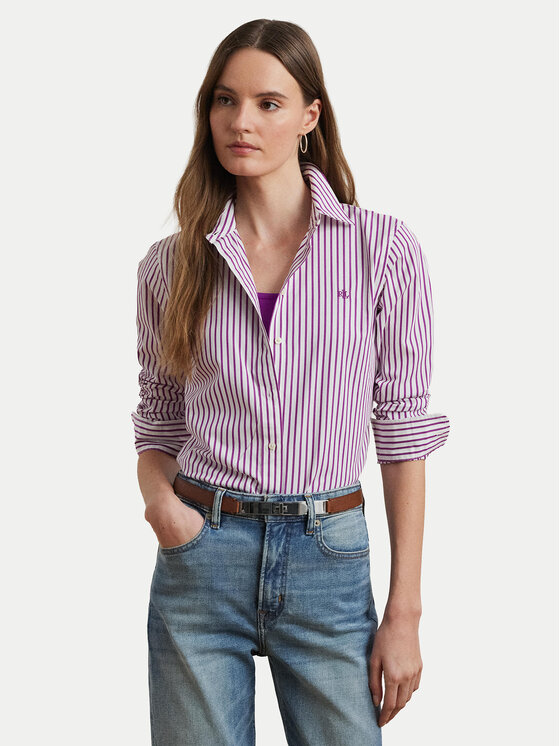 LAUREN RALPH LAUREN LAUREN RALPH LAUREN Košile 200970764001 Fialová Classic Fit