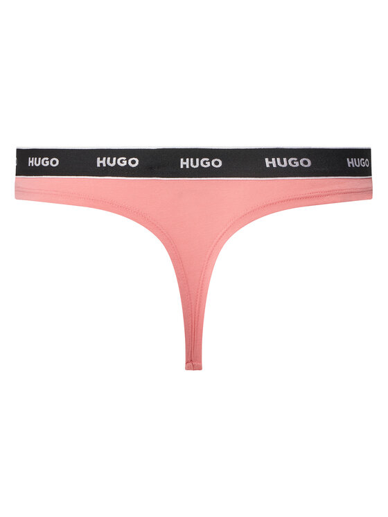HUGO HUGO 3 db tanga Triplet Thong Stripe 50545680 Színes