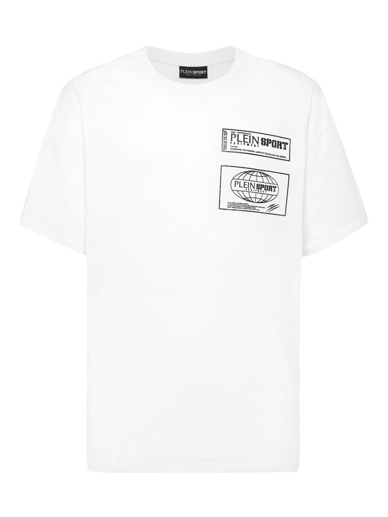 Plein Sport Plein Sport T-shirt 28013 Bianco Regular Fit