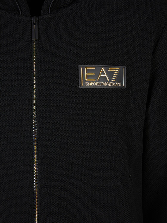 EA7 Emporio Armani EA7 Emporio Armani Pulóver 6RPM69 PJG1Z 1200 Fekete Regular Fit