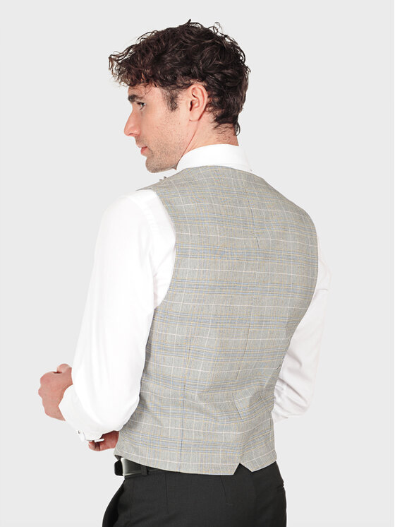 Evenemen Evenemen Kamizelka BOSTON EKOSE 9280 Szary Slim Fit