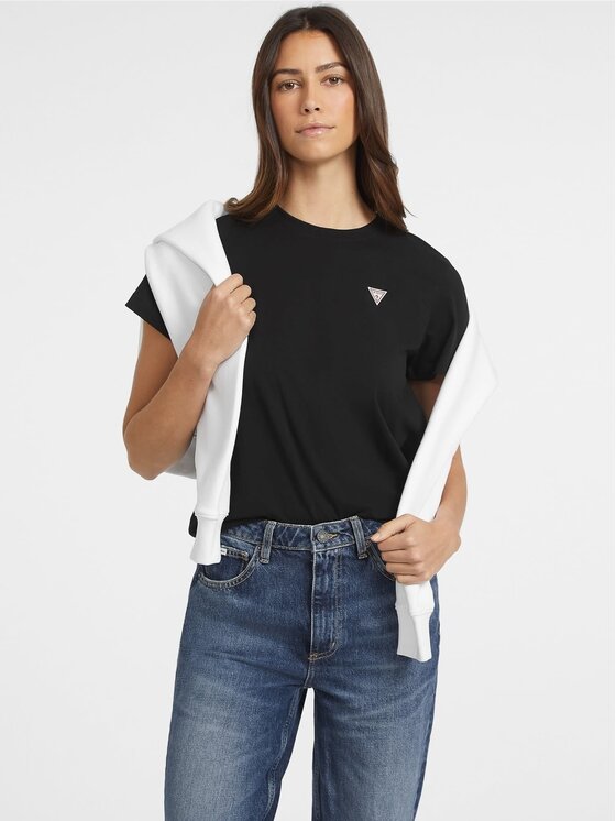 Guess Jeans Guess Jeans T-shirt 165653 Nero Classic Fit