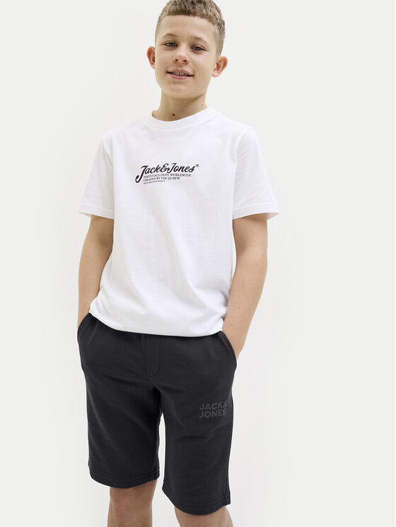 Jack & Jones Junior Jack & Jones Junior Szorty sportowe New Soft 12204818 Czarny Slim Fit