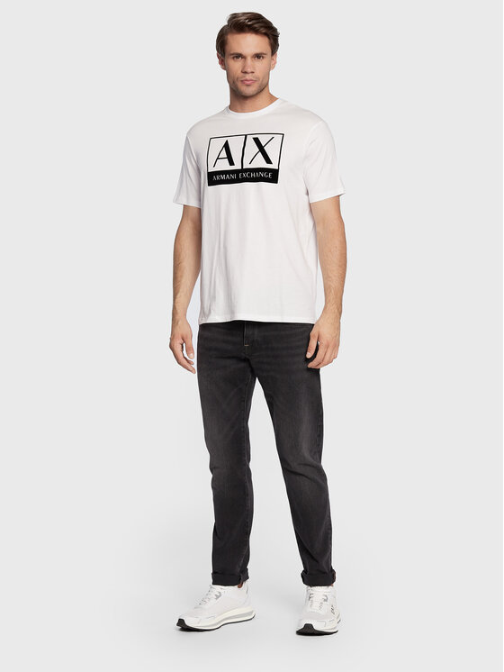 Armani Exchange Armani Exchange T-shirt 6LZTKE ZJ8EZ 1100 Bianco Regular Fit