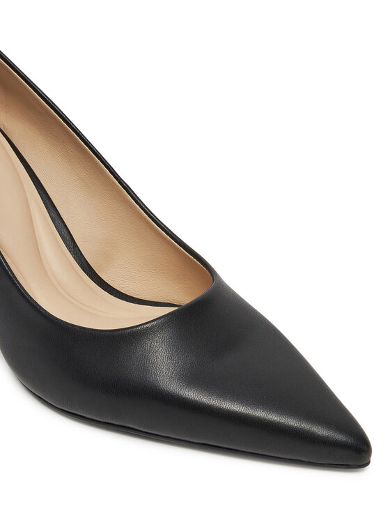 Calvin Klein Calvin Klein Обувки на ток Pump 70 Pointy Hw Bar Lth HW0HW02561 Черен
