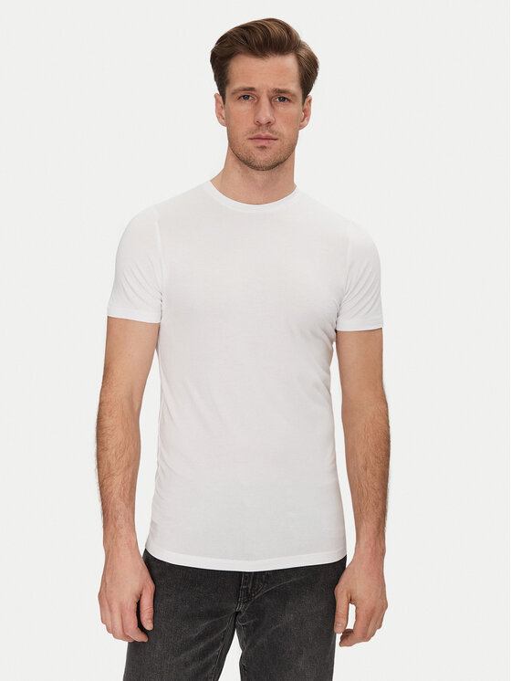 Resteröds Resteröds Souprava triček 27040 2 Bílá Slim Fit