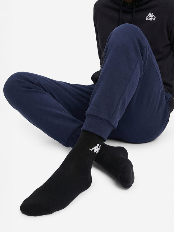 Kappa Kappa Skarpety krótkie Z4444_AW24 (3-PACK) Czarny