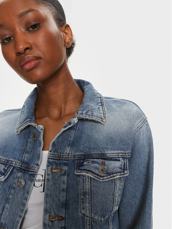 Tommy Jeans Tommy Jeans Τζιν μπουφάν DW0DW16994 Μπλε Regular Fit