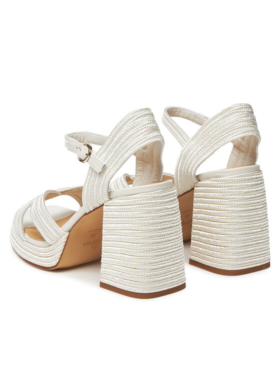 Castañer Castañer Espadrilky Valle/142 023116 Biela