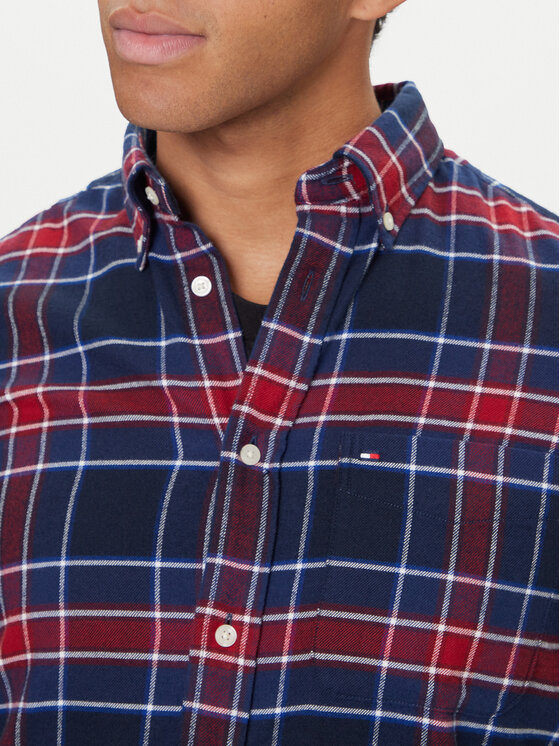 Tommy Hilfiger Tommy Hilfiger Košulja Hero MW0MW40473 Tamnoplava Regular Fit