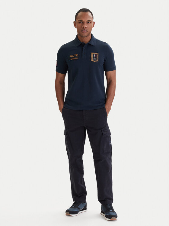 Aeronautica Militare Aeronautica Militare Polo särk 261PO1927UP00191 Tumesinine Regular Fit