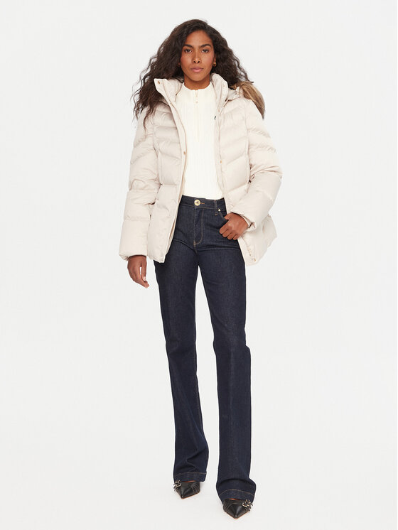 Guess Guess Giubbotto piumino W5BL31 W2802 Écru Regular Fit