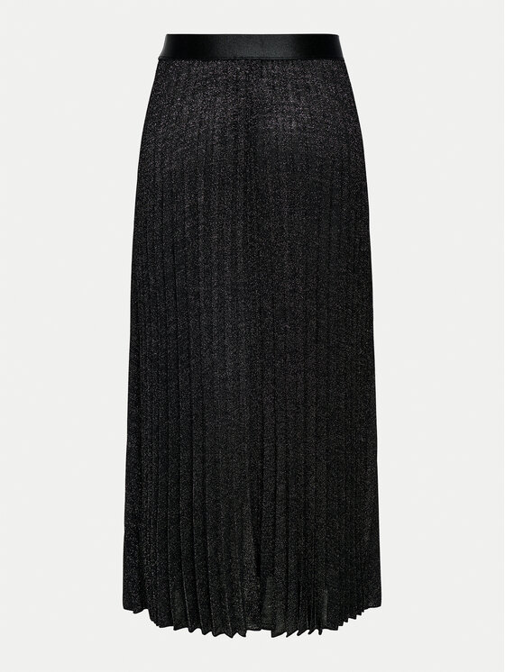 JDY JDY Plisirano krilo Amalfi 15349524 Črna Regular Fit