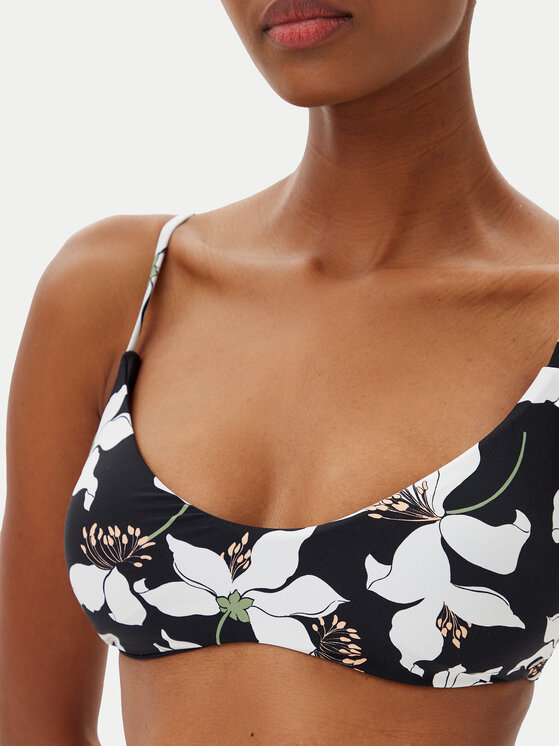 Volcom Volcom Góra od bikini Midnight Lily O1012501 Czarny