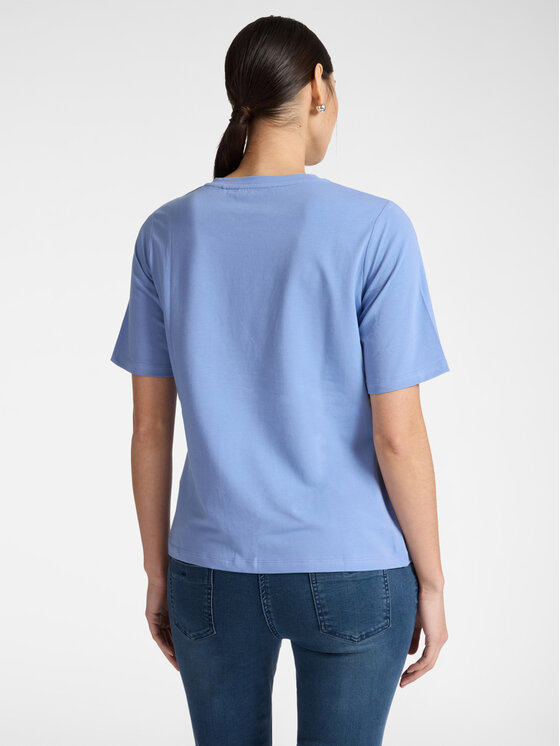 Elena Mirò Elena Mirò T-Shirt G071Z000590N0F4 Turkusowy Slim Fit