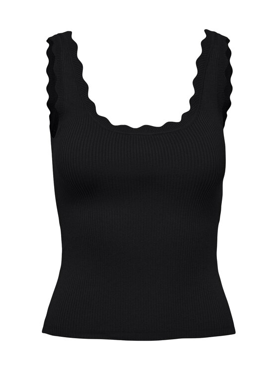 JDY JDY Топ Nanna 15290585 Чорний Slim Fit