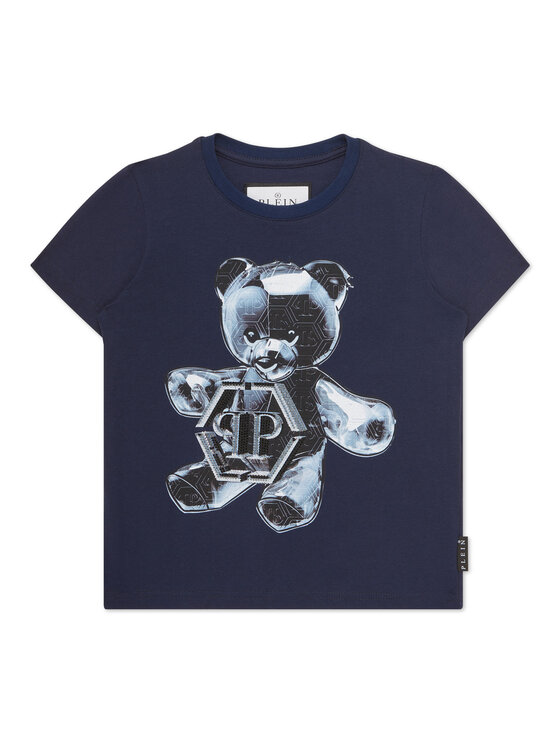 PHILIPP PLEIN PHILIPP PLEIN T-Shirt 19977 Błękitny Regular Fit