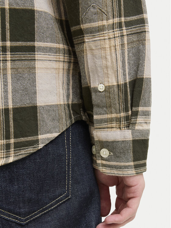 Jack & Jones Jack & Jones Koszula Blubrook 12282354 Beżowy Regular Fit