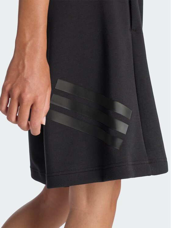 adidas adidas Szorty materiałowe 159451 Czarny Loose Fit