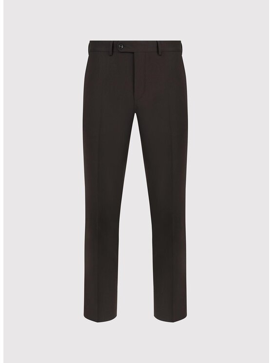 Pako Lorente Pako Lorente Spodnie garniturowe P25WF-6G-012 Brązowy Slim Fit