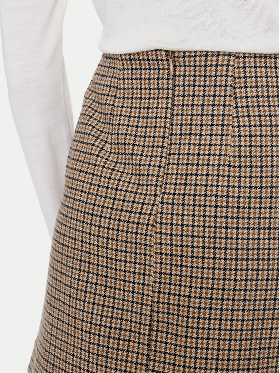 Marella Marella Mini suknja Whisky 2423106134 Bež Slim Fit