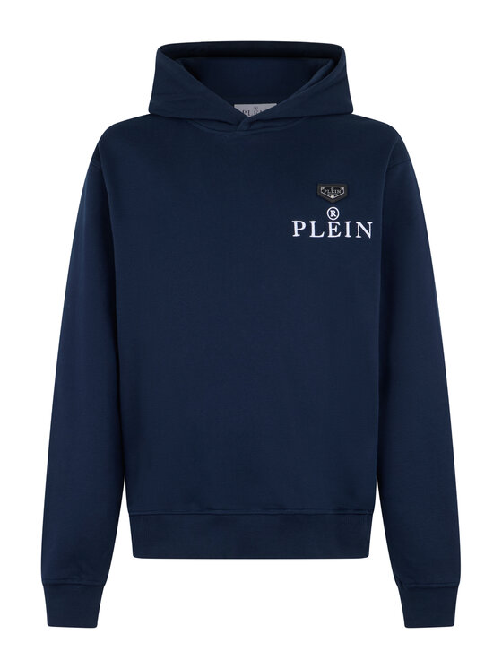 PHILIPP PLEIN PHILIPP PLEIN Mikina 31621 Tmavomodrá Regular Fit