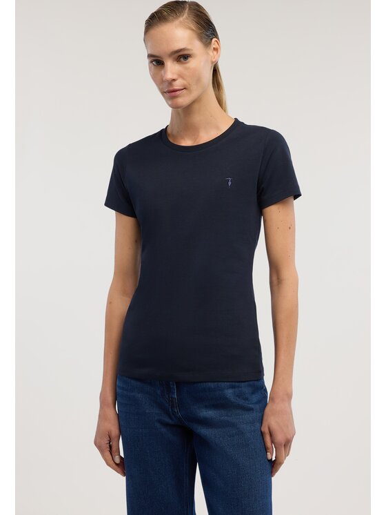 Trussardi Trussardi T-shirt G0266000325N0B1 Blu Regular Fit