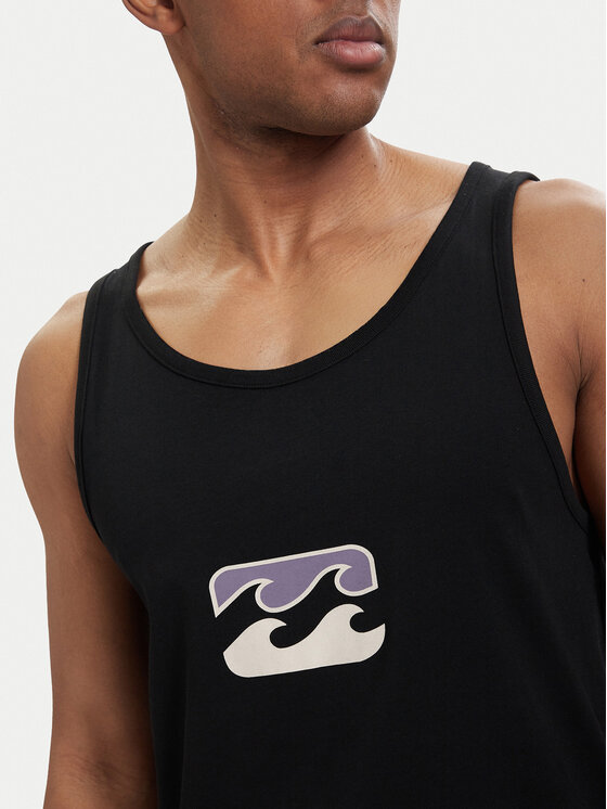 Billabong Billabong Tank top Icon Wave EBYZT00485 Czarny Relaxed Fit