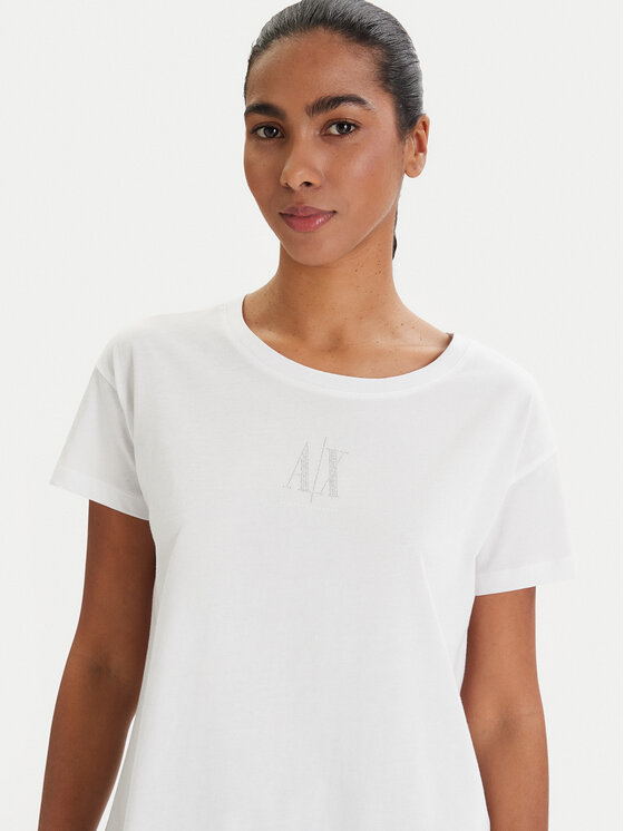 Armani Exchange Armani Exchange T-Shirt XW000830 AF10356 U0002 Biały Relaxed Fit