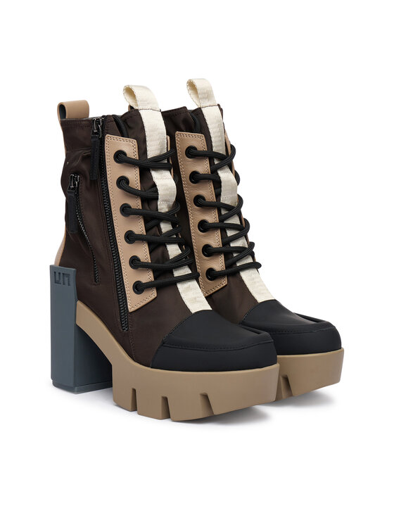 United Nude United Nude Боти Grip Cap Mid 11031161201 Тъмнокафяв