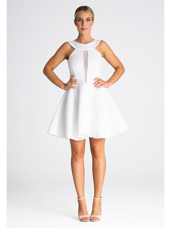 FIGL FIGLFIGL Vestito M974 Bianco Regular Fit