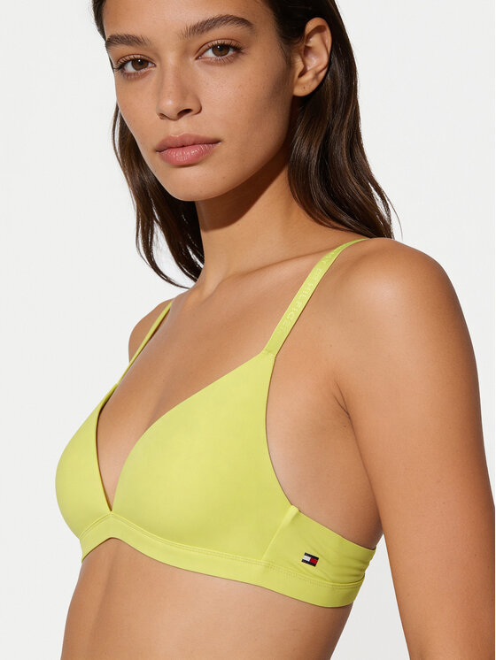 Tommy Hilfiger Tommy Hilfiger Bralette krūšturis UW0UW06041 Gaiši dzeltena