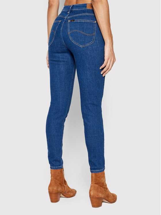 Lee Lee Jeansy Scarlett L626OPOR 112145308 Granatowy Skinny Fit