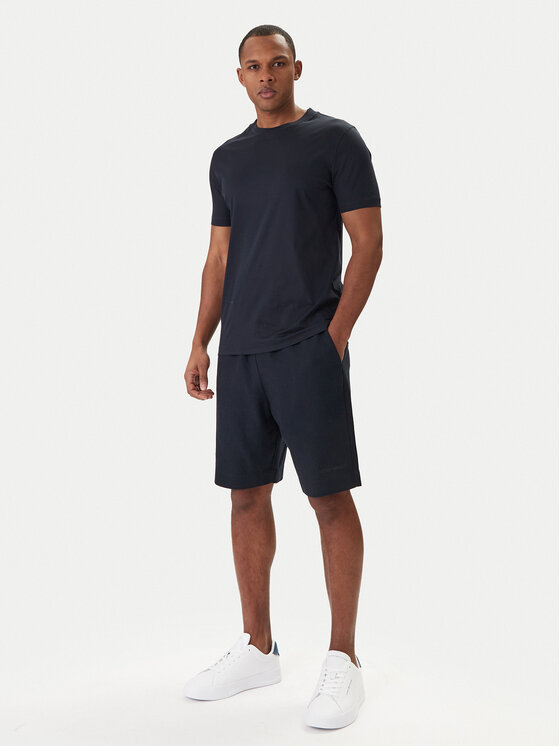 Emporio Armani Emporio Armani Szorty materiałowe EM000681 AF20590 UB102 Granatowy Regular Fit