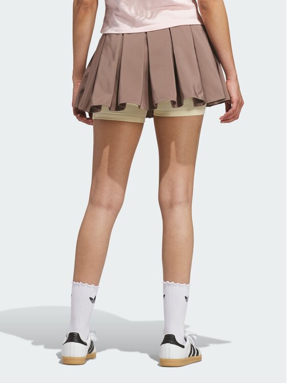 adidas adidas Spódnica plisowana 167685 Brązowy