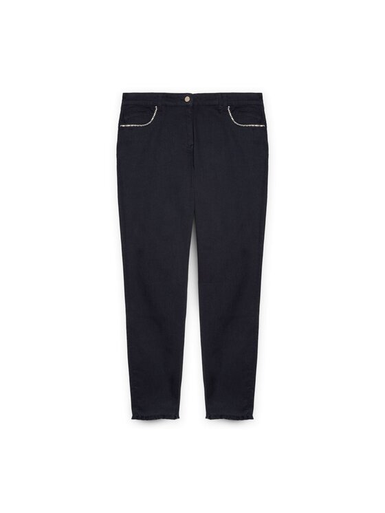 Fiorella Rubino Fiorella Rubino Pantaloni di tessuto P547T204794N034 Blu Skin Fit