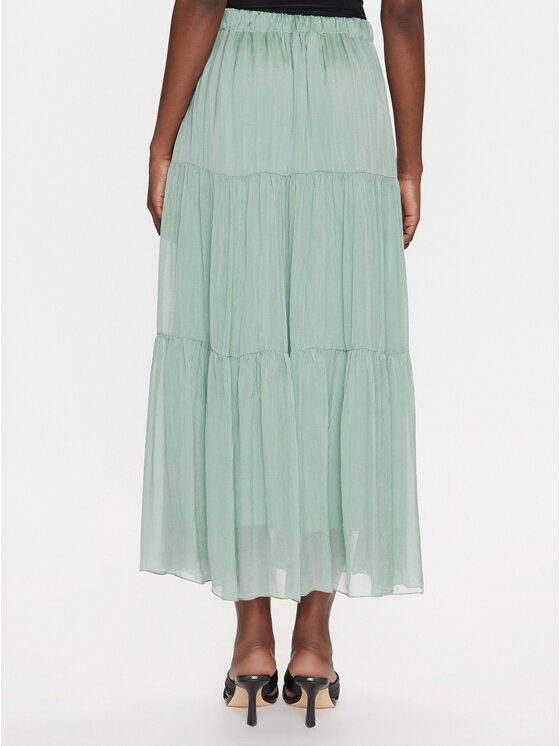 Dixie Dixie Spódnica maxi G207W007A Zielony Regular Fit