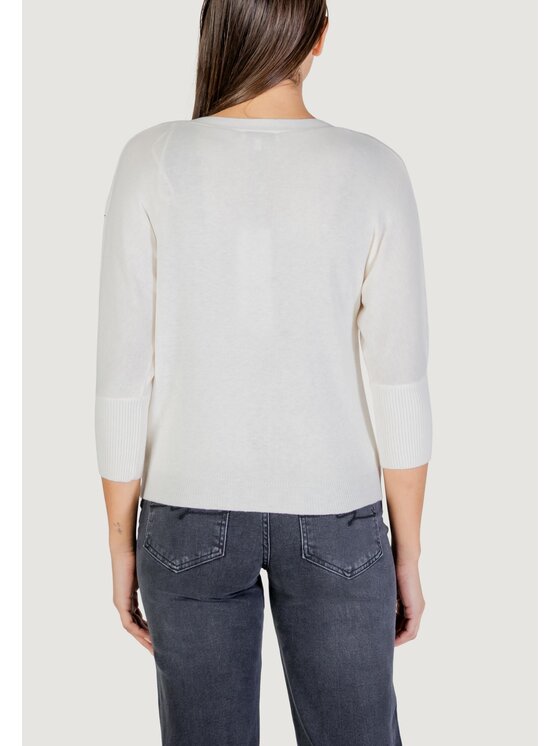 Morgan Morgan Kardigāns 251-MBATSI Écru Slim Fit