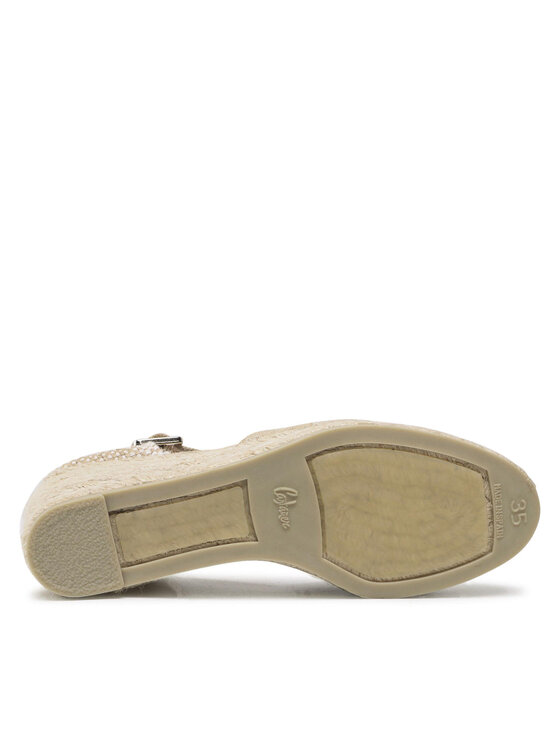 Castañer Castañer Espadryle Carol/6/002 021655-2017 Beżowy