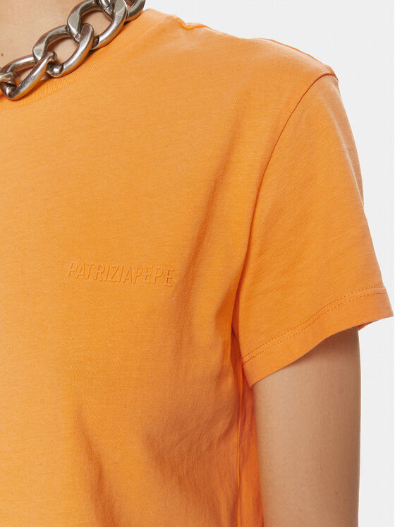 Patrizia Pepe Patrizia Pepe T-shirt 2M4373/J111-R824 Narančasta Regular Fit