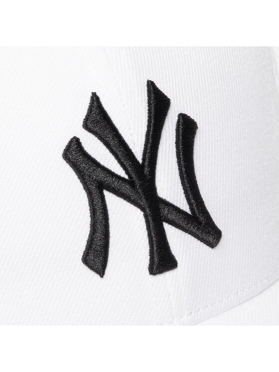 47 Brand 47 Brand Czapka z daszkiem Mlb New York Yankees B-MVPSP17WBP-WH Biały