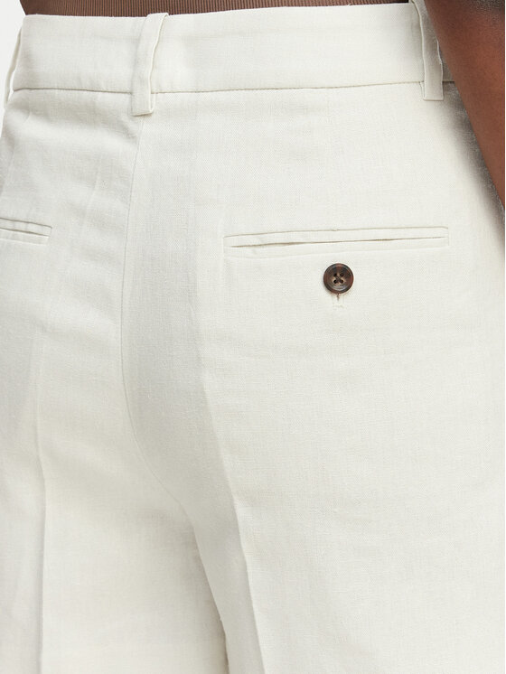 Calvin Klein Jeans Calvin Klein Jeans Šortky z materiálu LV047F632G Bílá Regular Fit