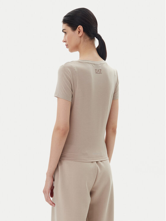 EA7 Emporio Armani EA7 Emporio Armani T-särk 7W000274 AF12945 U6155 Beež Slim Fit