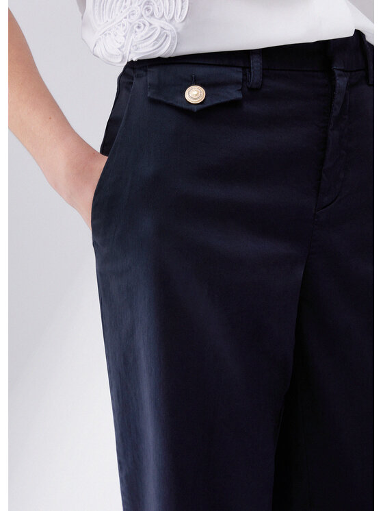 Liu Jo Liu Jo Spodnie materiałowe WA6463T925793924 Niebieski jasny Regular Fit